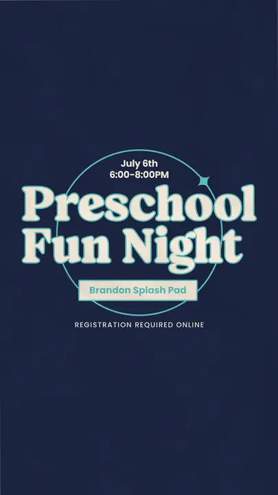 Preschool Fun Night: story