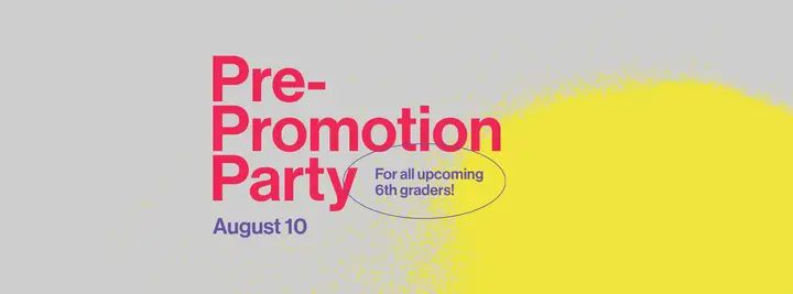 Pre-Promotion Party: facebook cover