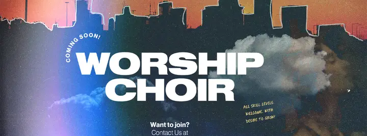 Worship Choir: facebook cover