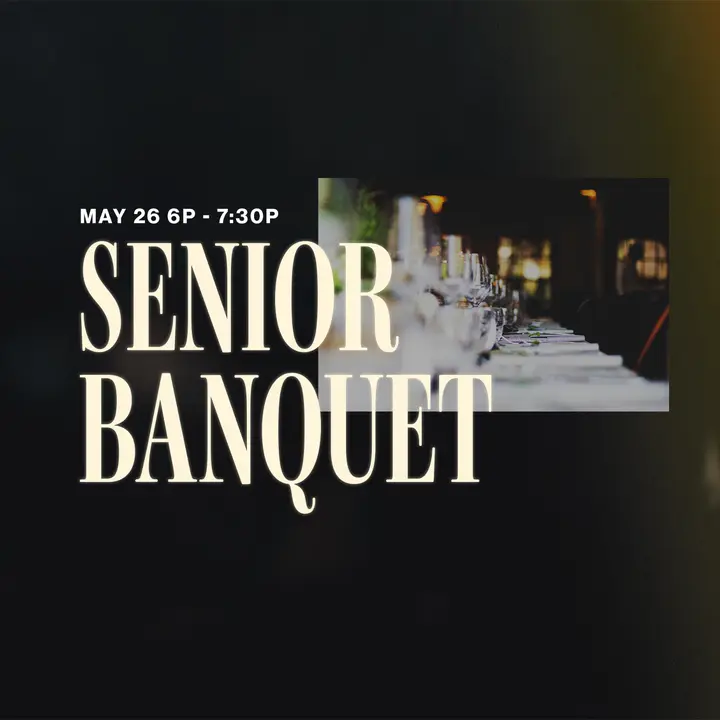 Senior Banquet: social post