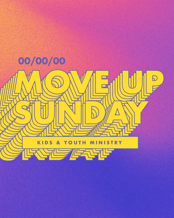 Move Up Sunday: social post