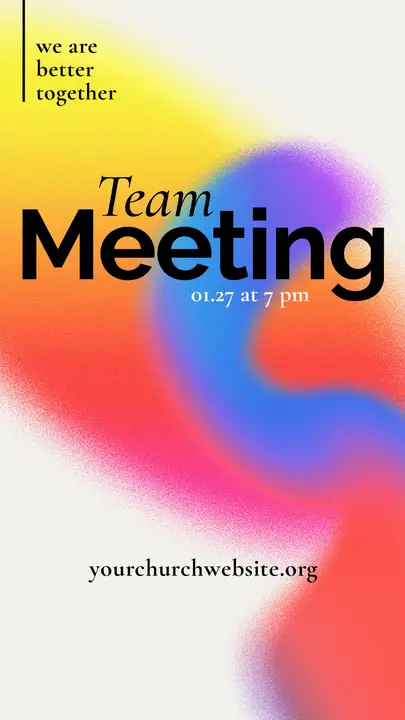 Team Meeting: story