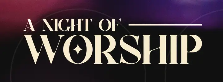 A Night Of Worship: facebook cover