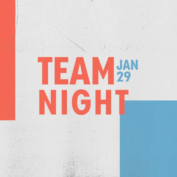 Team Night: social post