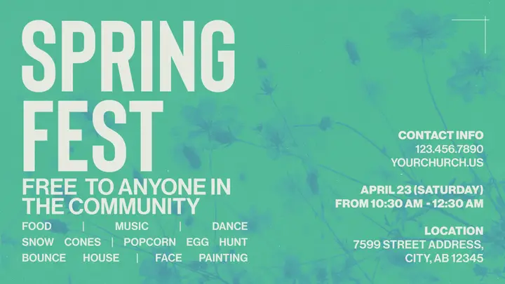 Spring Fest: HD slide