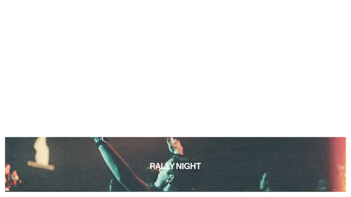 Rally Night: lower third