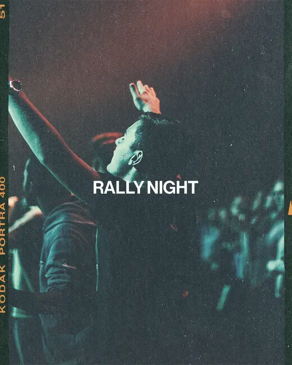 Rally Night: social post