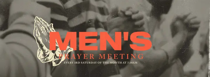 Men’s Prayer Meeting: facebook cover