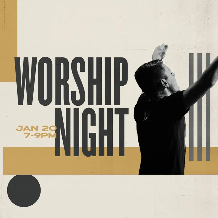 Worship Night: social post
