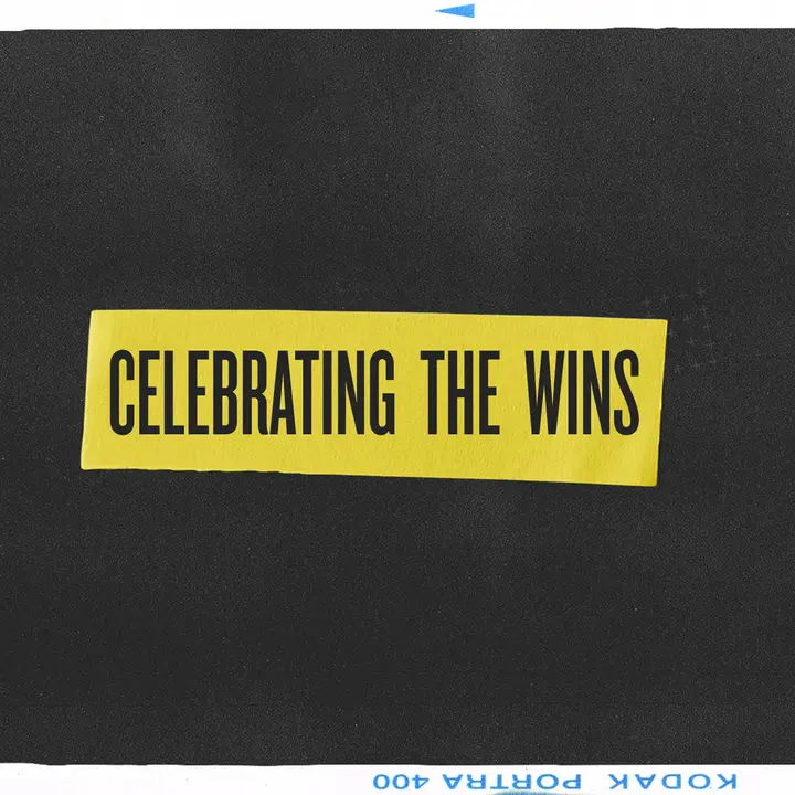Celebrating The Wins: social post
