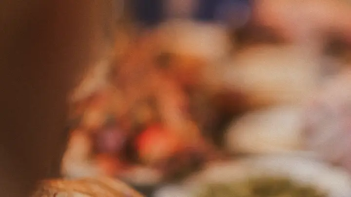 Thanksgiving Meal: blank background