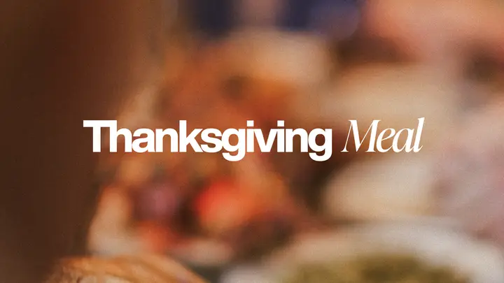 Thanksgiving Meal: HD slide
