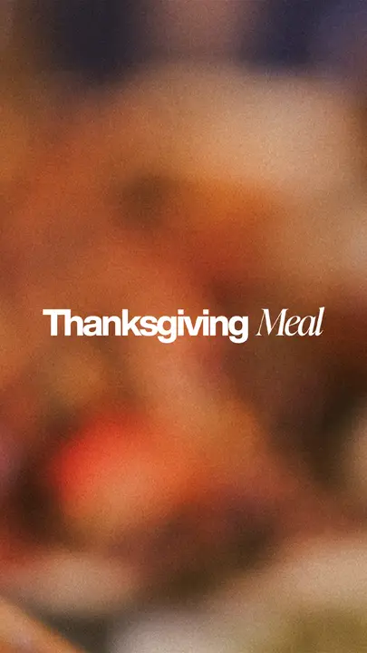 Thanksgiving Meal: story