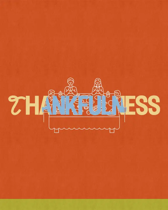 Thankfulness: social post
