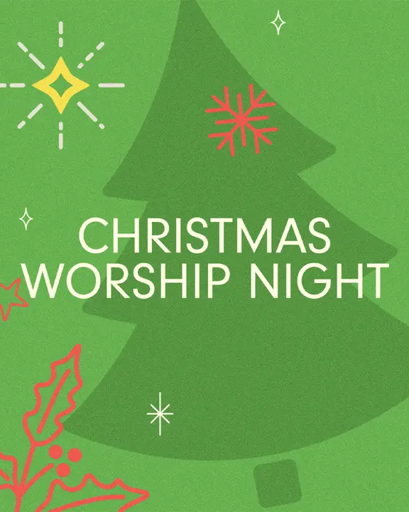 Christmas Worship: social post