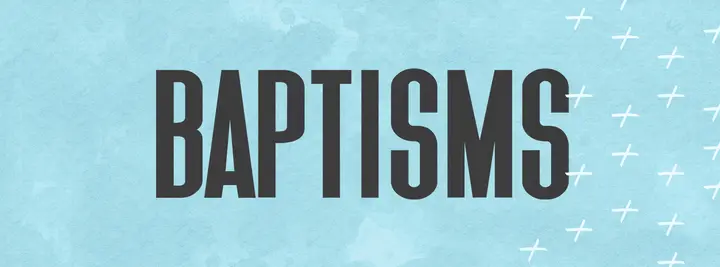 Baptisms: facebook cover