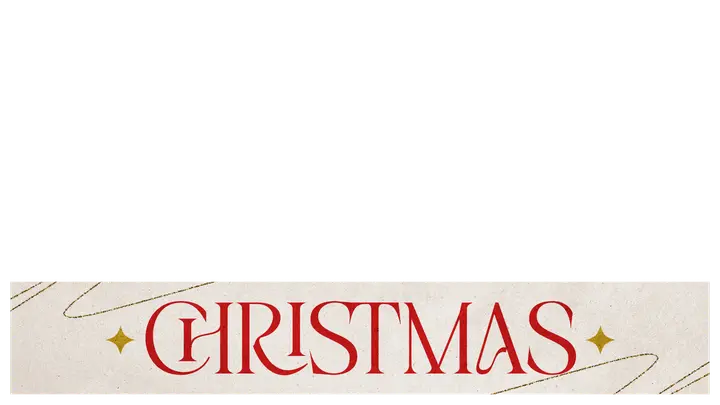 Christmas: lower third