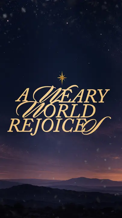 A Weary World Rejoices: story