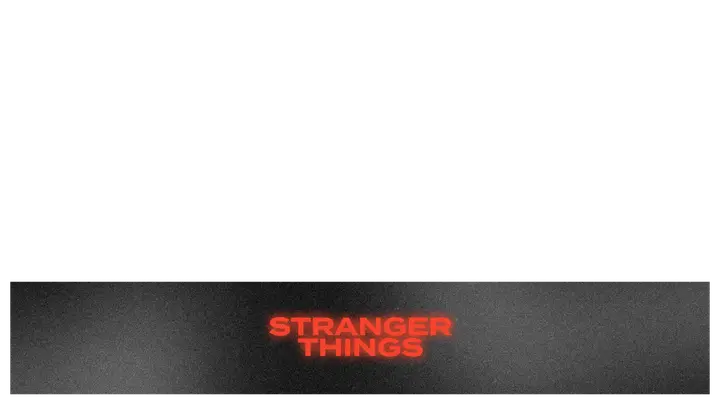 Stranger Things: lower third