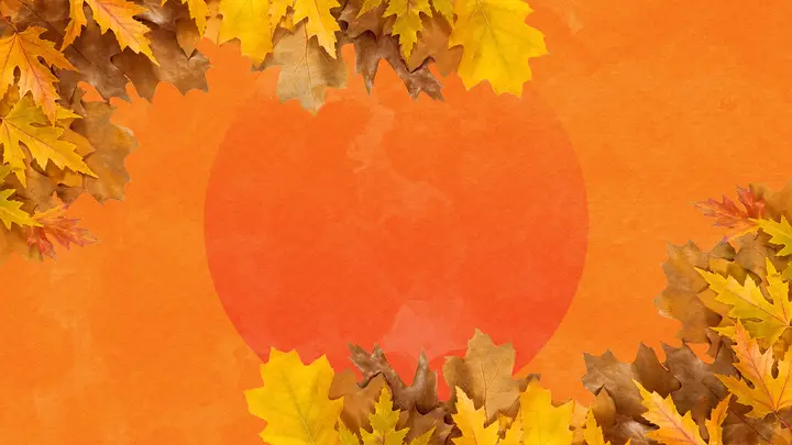 Thanksgiving Meal: blank background