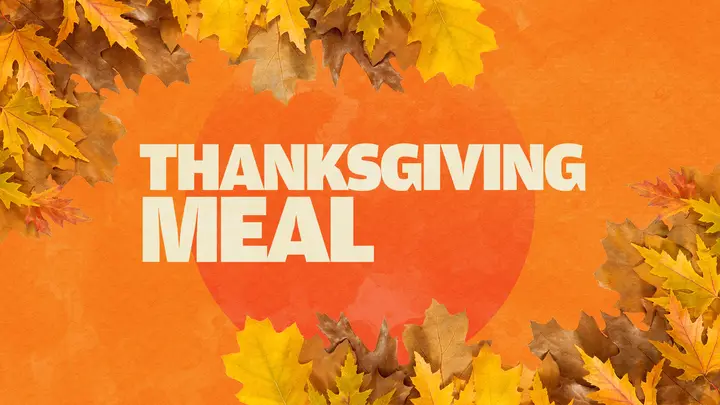 Thanksgiving Meal: HD slide