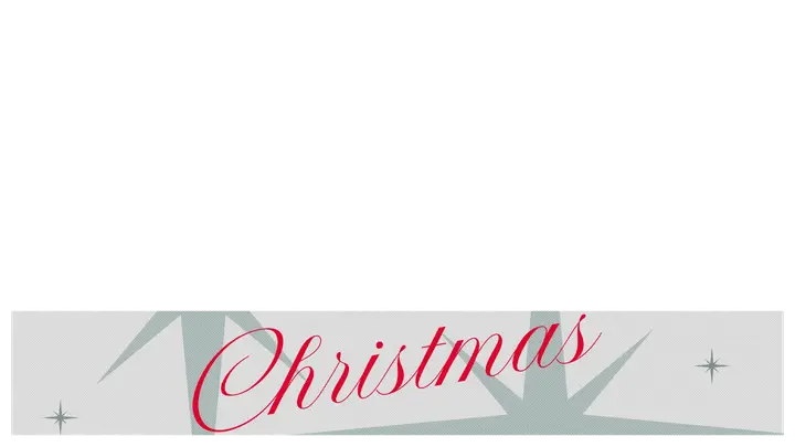 Christmas: lower third