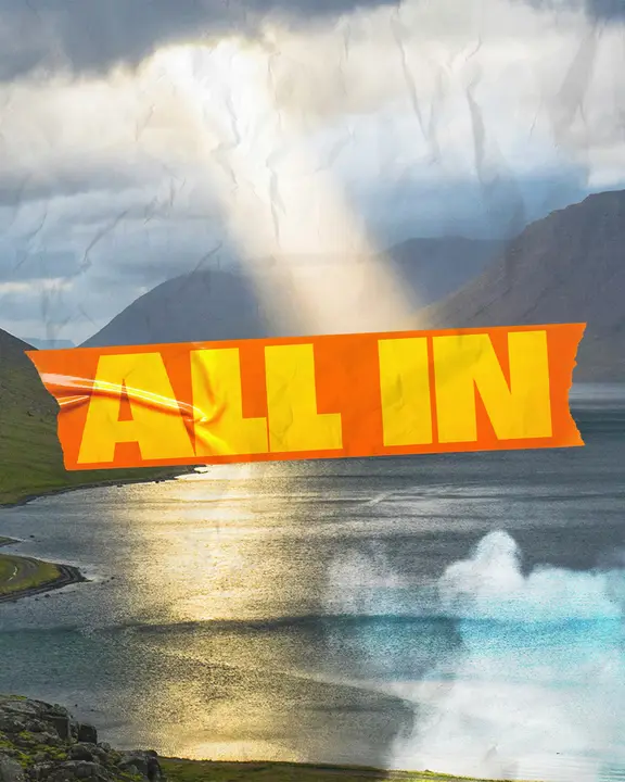 All In: social post