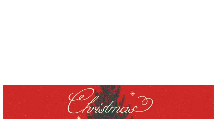 Christmas: lower third