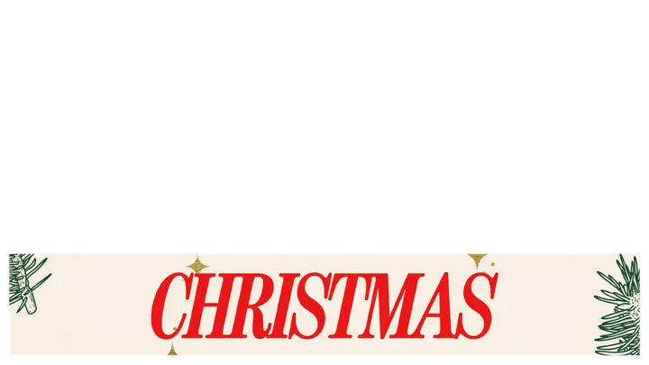 Christmas: lower third