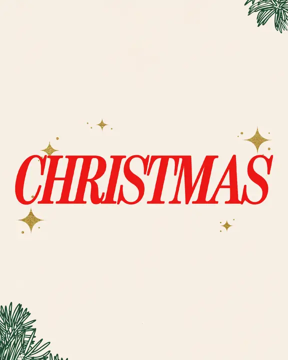 Christmas: social post