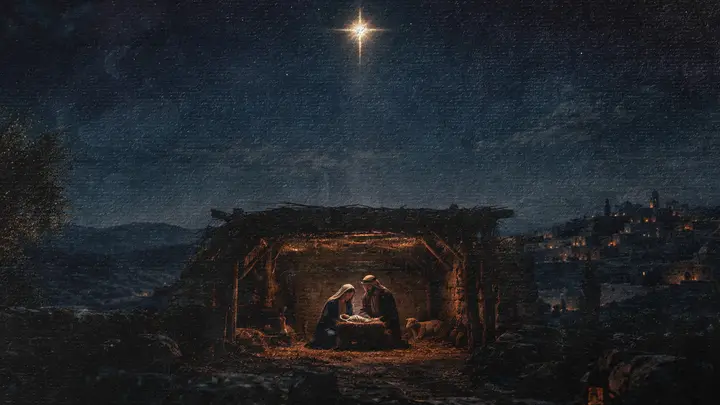 Christmas: blank background