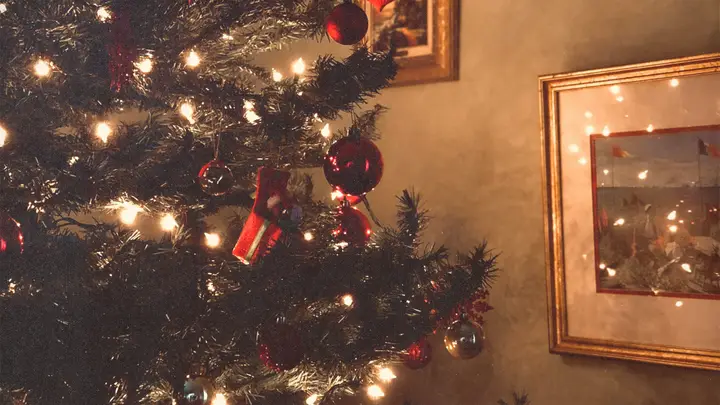 Young Adult Christmas Party: 4K slide · blank