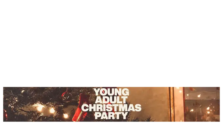 Young Adult Christmas Party: lower third