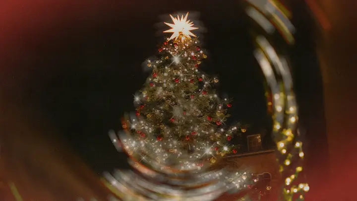 Christmas: blank background