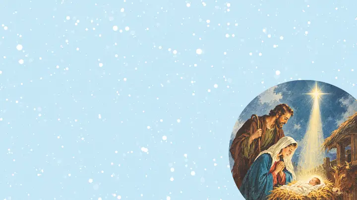 Christmas Eve: blank background