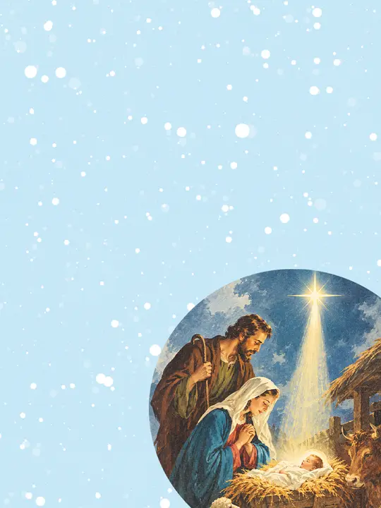 Christmas Eve: social post · blank