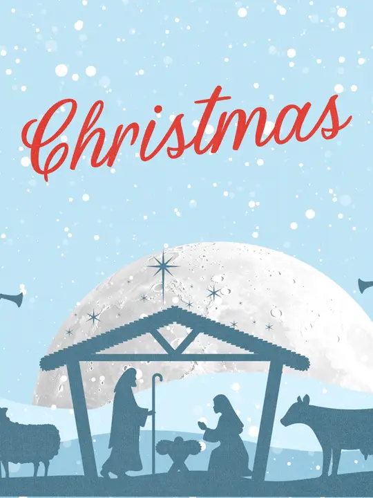 Christmas: social post