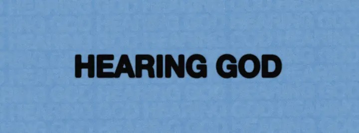 Hearing God: facebook cover