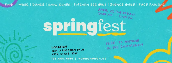 Spring Fest: facebook cover