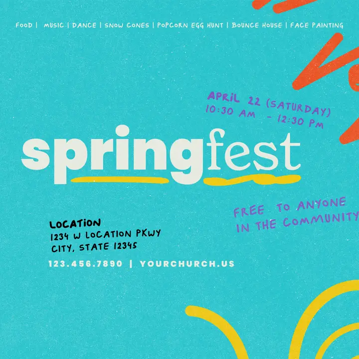 Spring Fest: social post