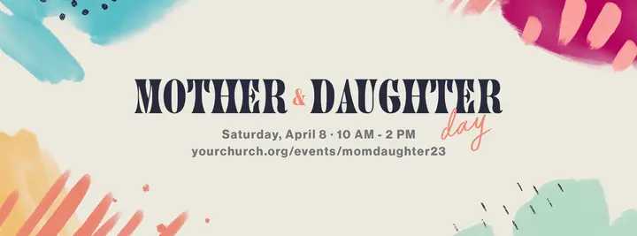 Mother Daughter Day: facebook cover