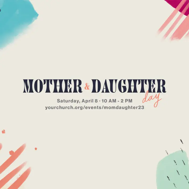 Mother Daughter Day: social post