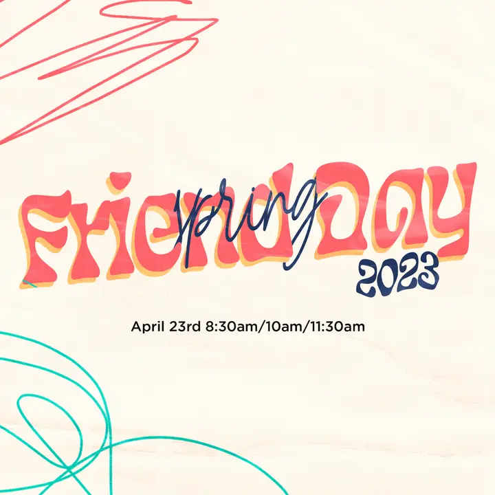 Spring Friend Day: social post
