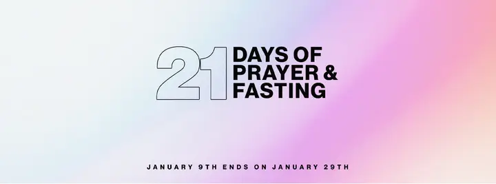 21 Days Of Prayer And Fasting: facebook cover