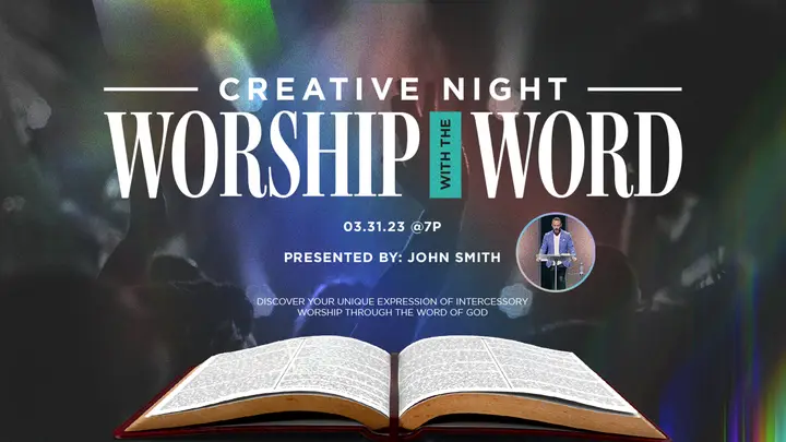 Creative Night Worship With The Word: HD slide