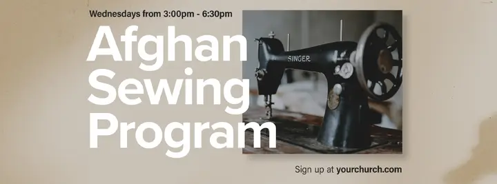 Afghan Sewing Program: facebook cover