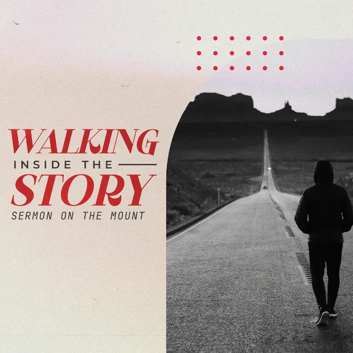 Walking Inside The Story Sermon On The Mount: social post