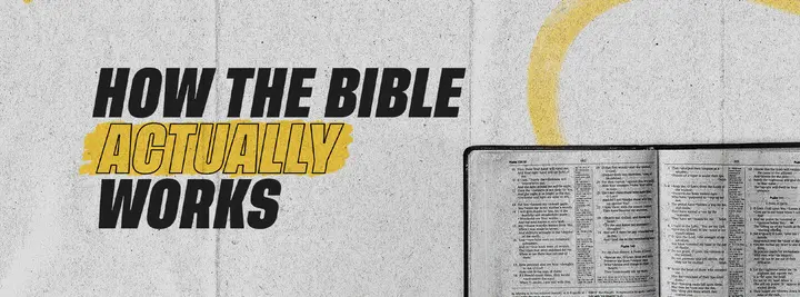 How The Bible Actually Works: facebook cover