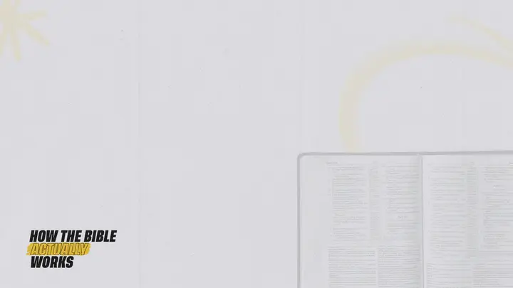 How The Bible Actually Works: notes slide