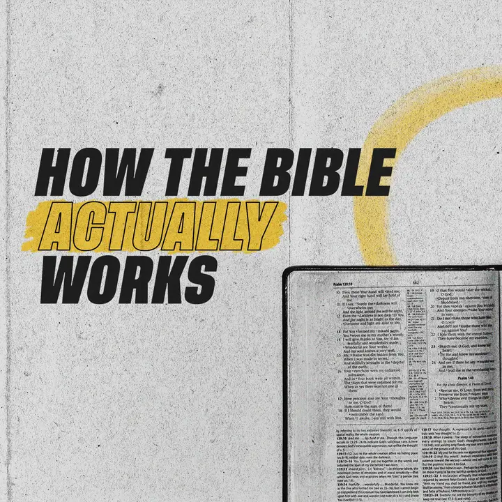 How The Bible Actually Works: social post